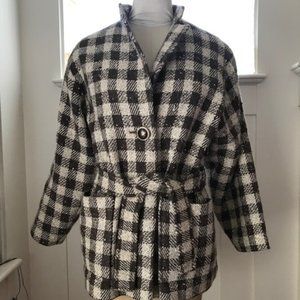 Vintage Bestoke Brown Check Wool Jacket